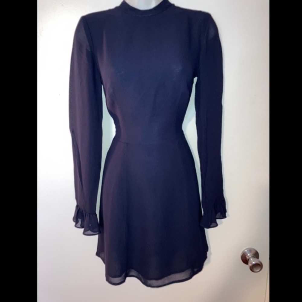 Reformation Navy Mini Dress
